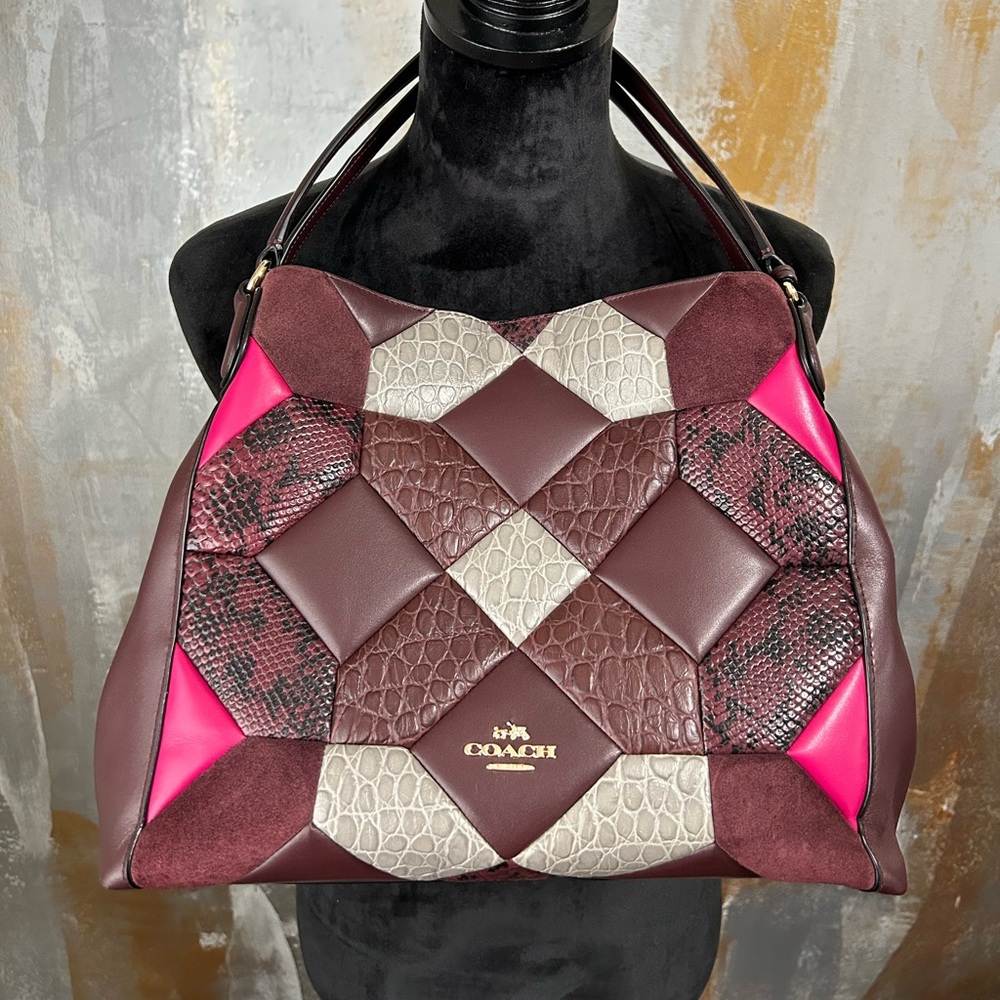 Coach Retro Patched Handbag
